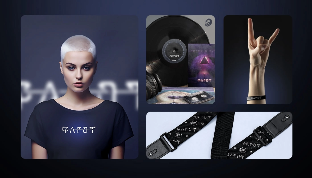 Сделали лого, айдентику и обложки для треков рок группы "ФАГОТ" 🔥🎸  
Рок-группа - Фагот | Сетка — социальная сеть от hh.ru