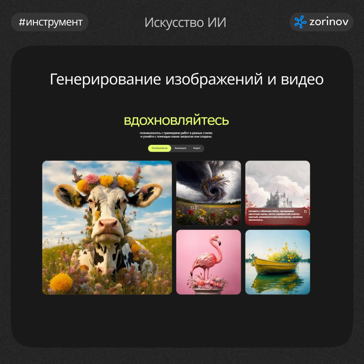 #инструмент
📊Желаете создавать красивые видео и картинки, не тратя на это много времени? Взгляните на FusionBrain | Сетка — социальная сеть от hh.ru