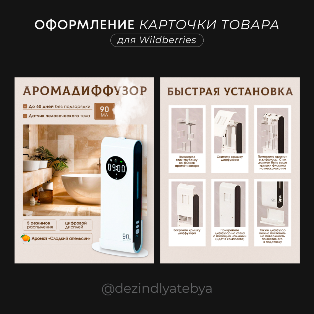 Дизайн карточки товара для маркетплейсов | Сетка — социальная сеть от hh.ru