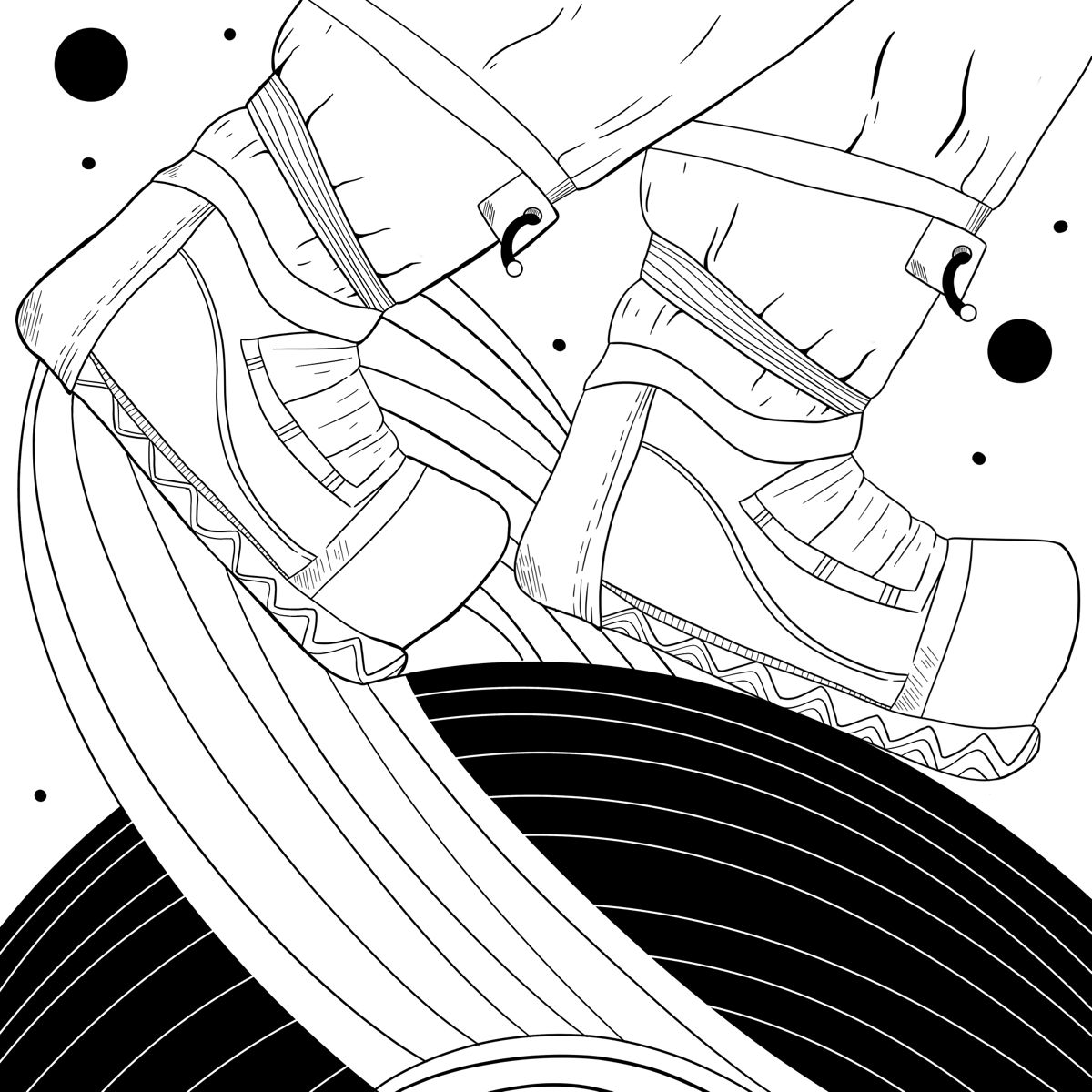 #Работа №3 Ботинки | Boots
эти ботинки плотно прилегают к костюму что бы можно было идти по любой поверхности🏃.
Думаю нарисовать все иллюстрации челленджа в Космо стиле | Сетка — социальная сеть от hh.ru