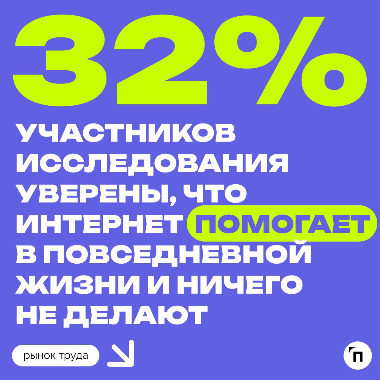 🧷Половина россиян признались в интернет-зависимости
В преддверии дня борьбы с интернет-зависимостью сервис «Работа | Сетка — социальная сеть от hh.ru