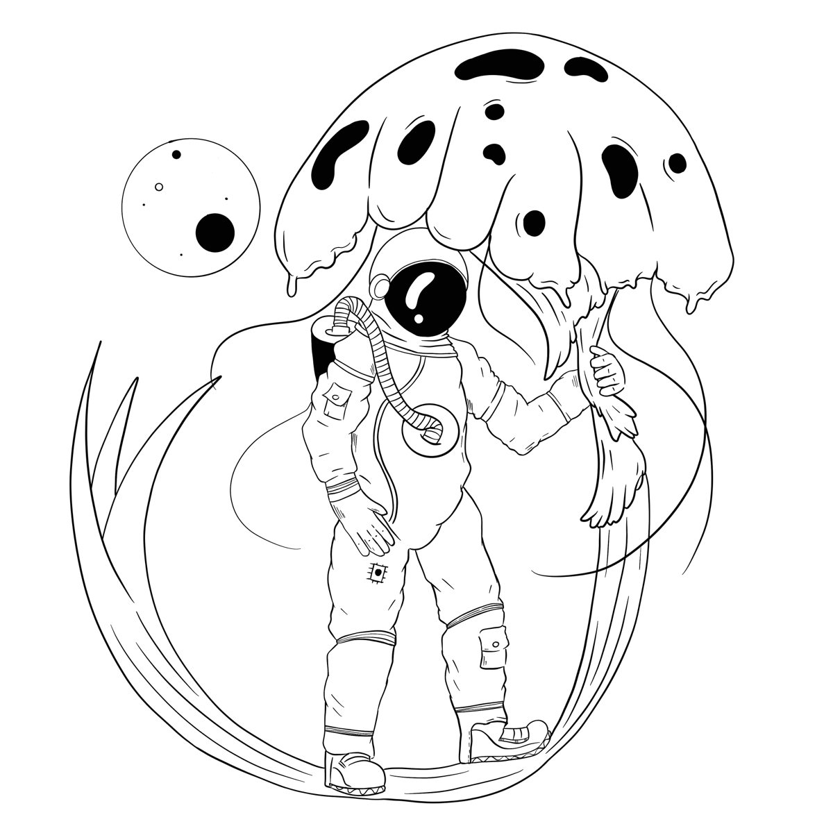 #Инктобер2024
#Работа4 Exotic | Экзотический
В необычном месте легко можно встретить что то экзотическое🪐
#inktober2024 #инктобер #инктобер2024 #иллюстрация #чернобелая #космос #планеты #экзотический | Сетка — социальная сеть от hh.ru