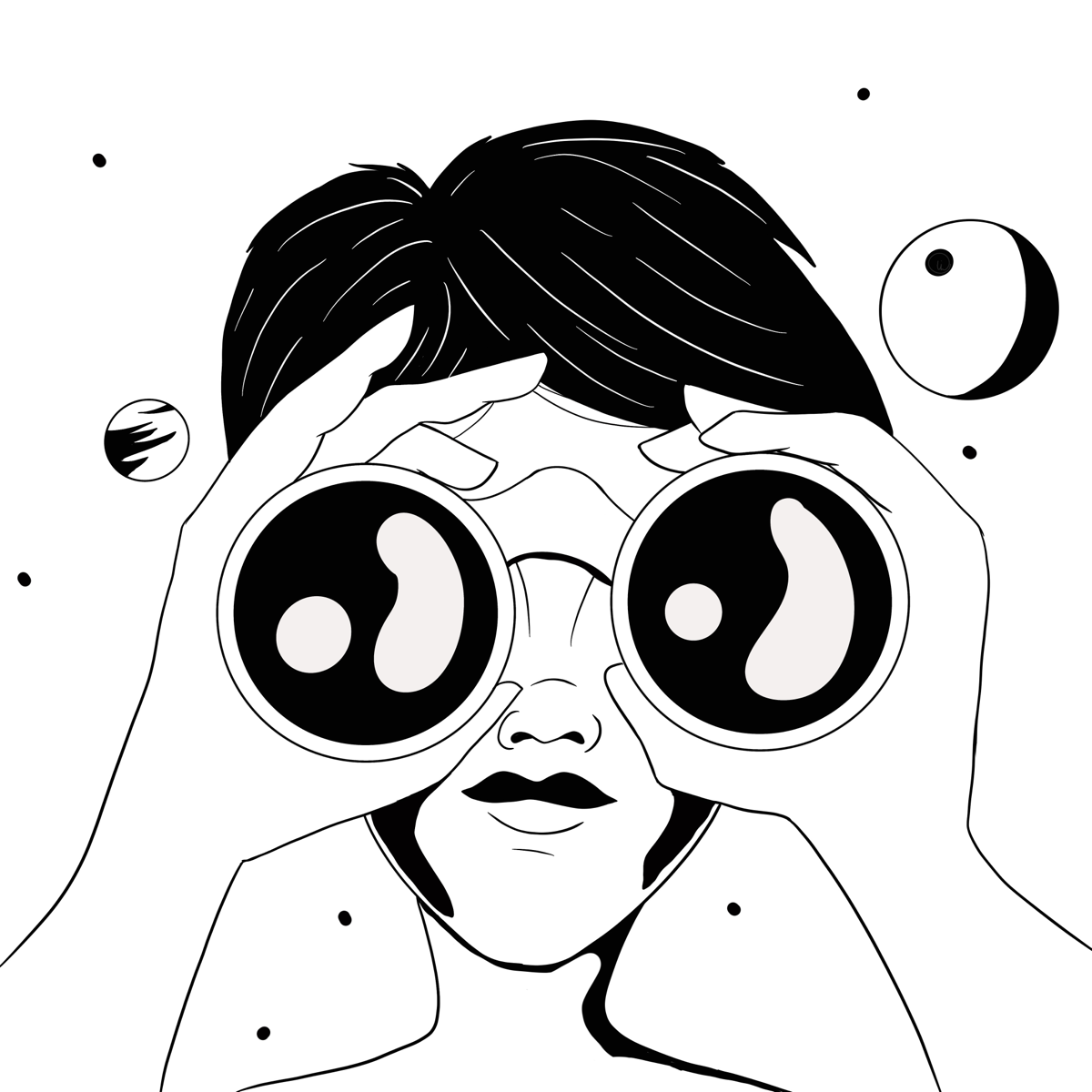 Инктобер2024
№ 5 Бинокль | binoculars
В путешествии обязательно пригодится бинокль .
#inktober2024 #инктобер #инктобер2024 #иллюстрация #чернобелая #космос #планеты #бинокль | Сетка — социальная сеть от hh.ru