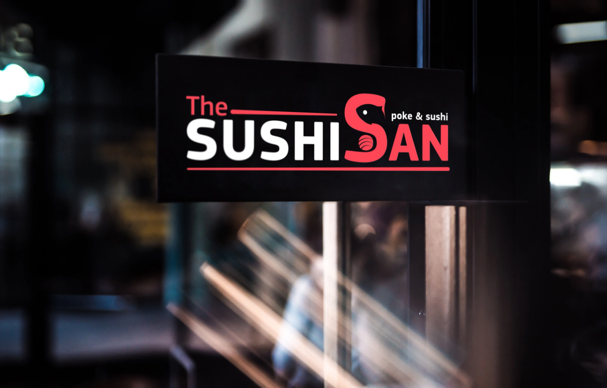 Альтернативный вариант:
Это лого для ресторана The Sushi San представляет современный и стильный дизайн | Сетка — социальная сеть от hh.ru