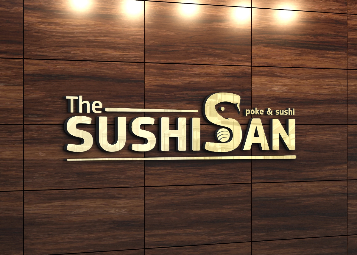 Альтернативный вариант:
Это лого для ресторана The Sushi San представляет современный и стильный дизайн | Сетка — социальная сеть от hh.ru