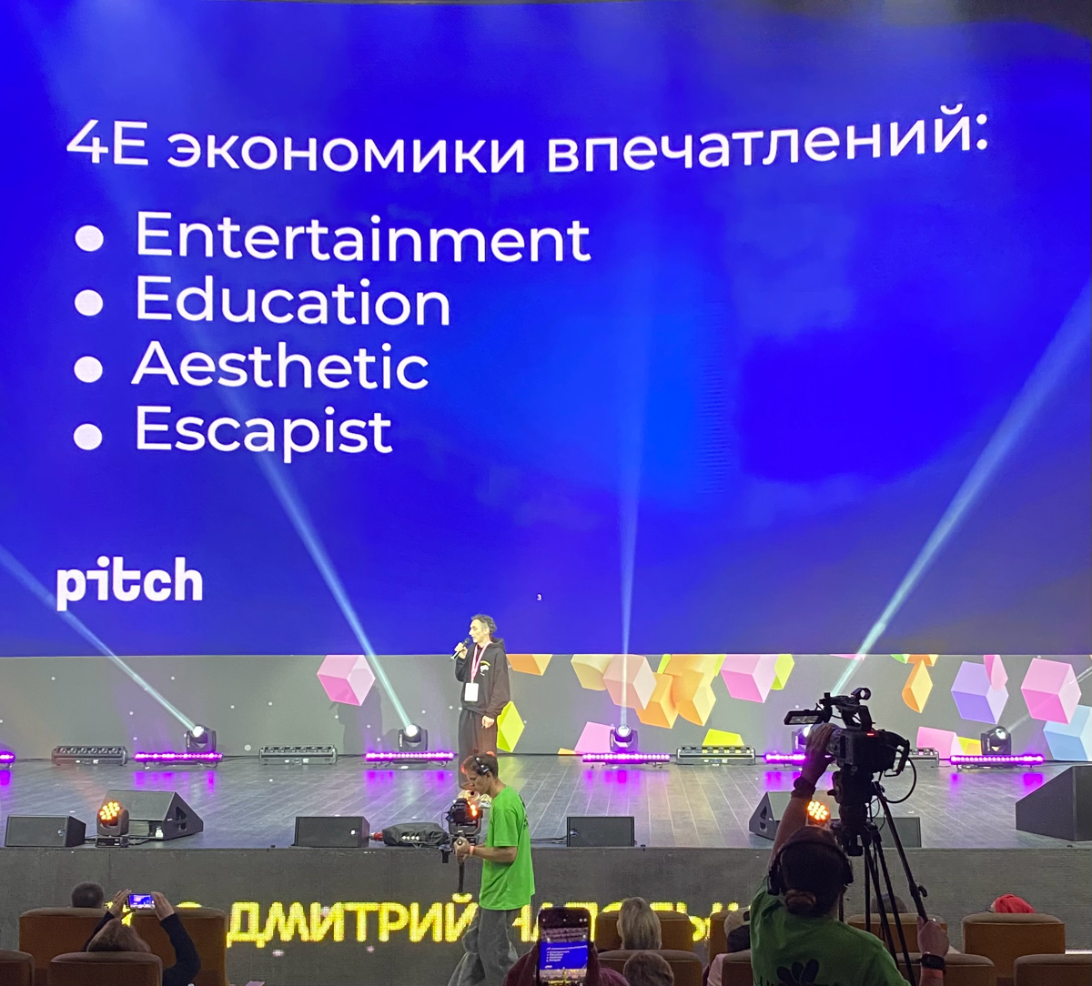 На Ночь инноваций нужно ходить за вдохновением, эстетикой и креативной атмосферой. Во время выступления спикеров и презентаций шоурилов, было такое чувство, что ни у чего нет границ | Сетка — социальная сеть от hh.ru