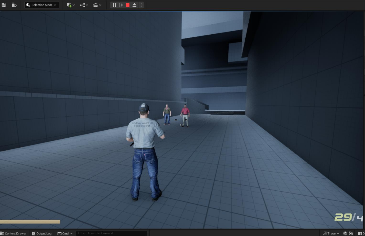 Надо же что-то выложить сюда
#ue5 #unrealengine #blockout #gamedev  #leveldesign | Сетка — социальная сеть от hh.ru