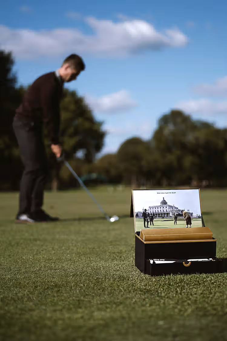 Производитель экипировки для гольфа Golf Pride выпустил серию аксессуаров в честь 60-летия культового фильма о Джеймсе Бонде «Голдфингер» | Сетка — социальная сеть от hh.ru