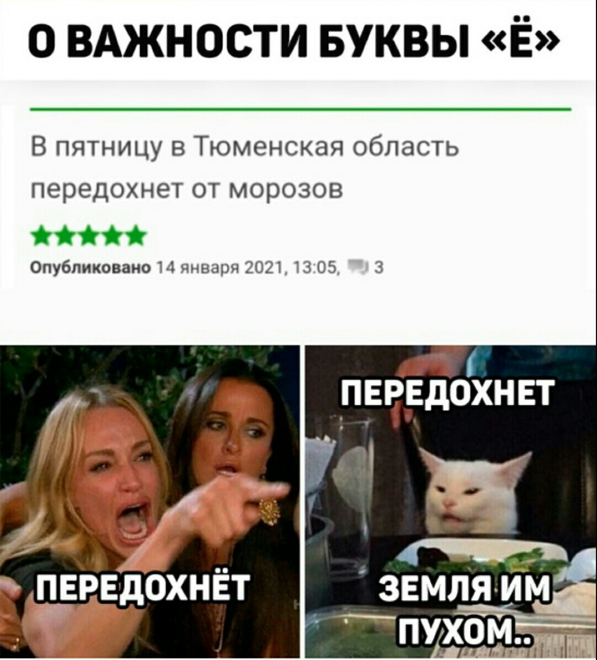 Воскресная словесная игра №4: Коварная ё | Сетка — социальная сеть от hh.ru