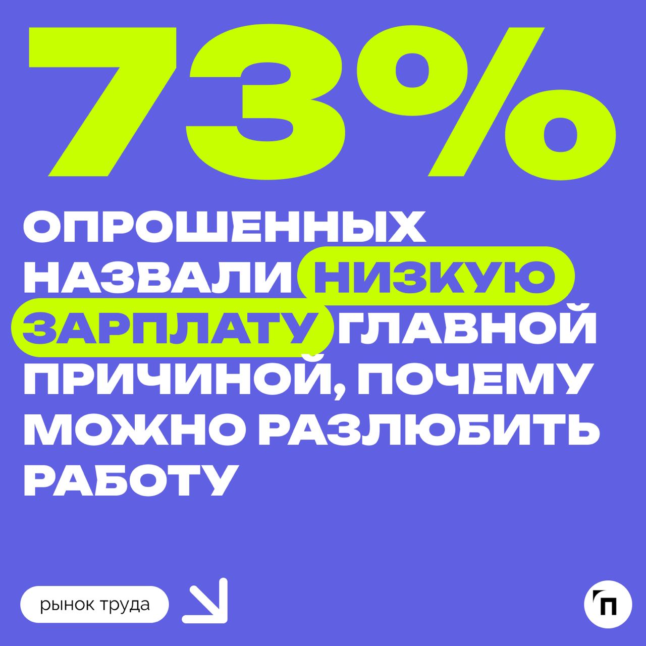 🧷Что может заставить россиян разлюбить свою работу
Сервис «Работа | Сетка — социальная сеть от hh.ru