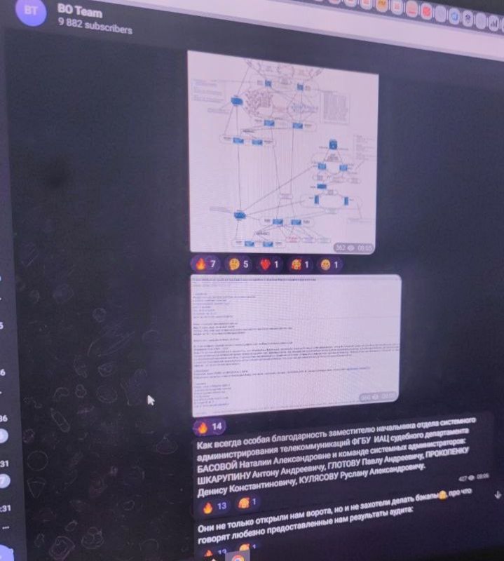 Сайты судов регионов и гас-правосудие по всей стране недоступны. Атакован http://sudrf.ru  
Группа Bo team в своем канале опубликовали информацию по взлому.. | Сетка — социальная сеть от hh.ru