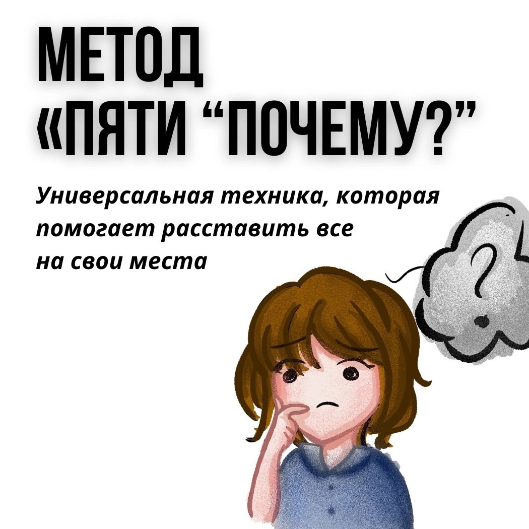 Метод «5 почему»
Читайте в карточках 🔻
#Маркетинг | Сетка — социальная сеть от hh.ru