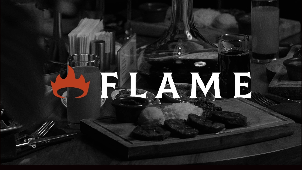 Доброго времени 🔥 Разработали кейс по брендингу для ресторана Flame | Сетка — социальная сеть от hh.ru
