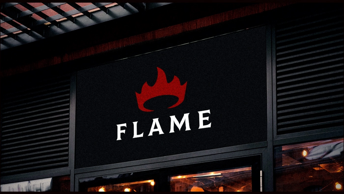 Доброго времени 🔥 Разработали кейс по брендингу для ресторана Flame | Сетка — социальная сеть от hh.ru