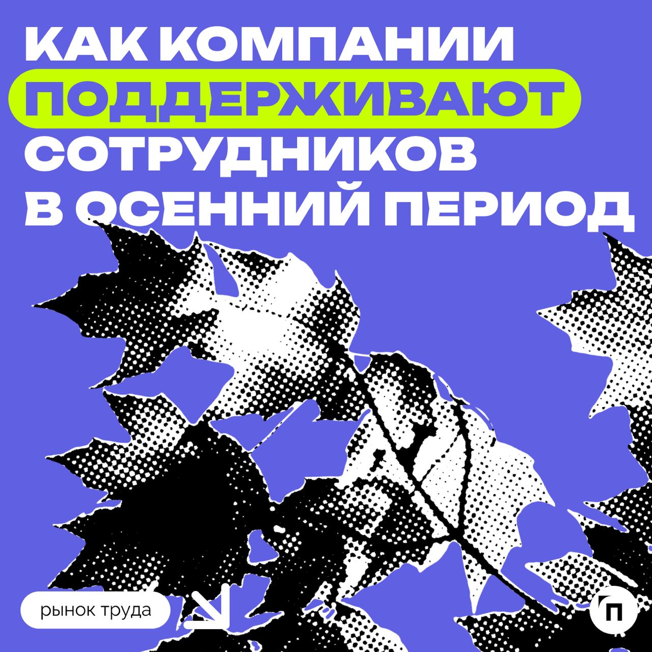 🧷Как работодатели поддерживают сотрудников осенью
Сервисы «Работа | Сетка — социальная сеть от hh.ru