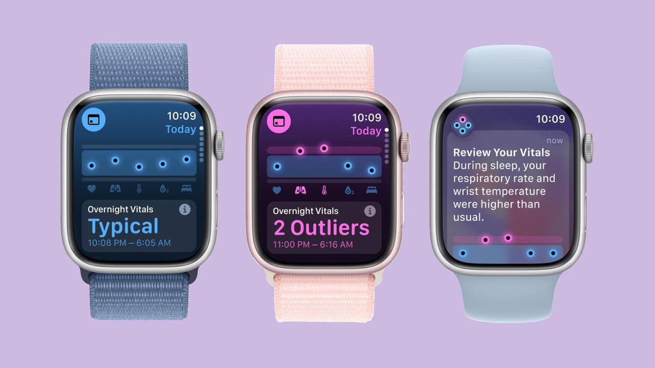 👟 В watchOS 11 появилось новое приложение Vitals, которое определяет что вы заболели
• Оно измеряет данные по пяти показателям: пульсу, частоте дыхания, температуре запястья, кислороду в крови и качес... | Сетка — социальная сеть от hh.ru