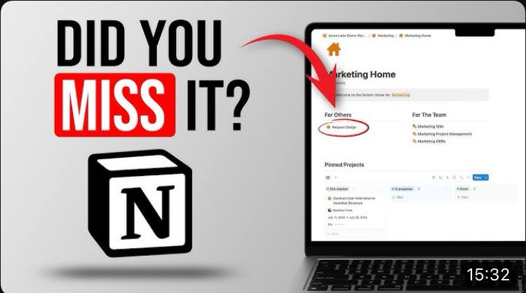 Notion уже нет с нами, официально. Поэтому вот 15 последних апдейтов, которые вы могли пропустить (сам про некоторые не знал)
Оригинальное видео на английском тут
🔑 Основные обновления:
1 | Сетка — социальная сеть от hh.ru