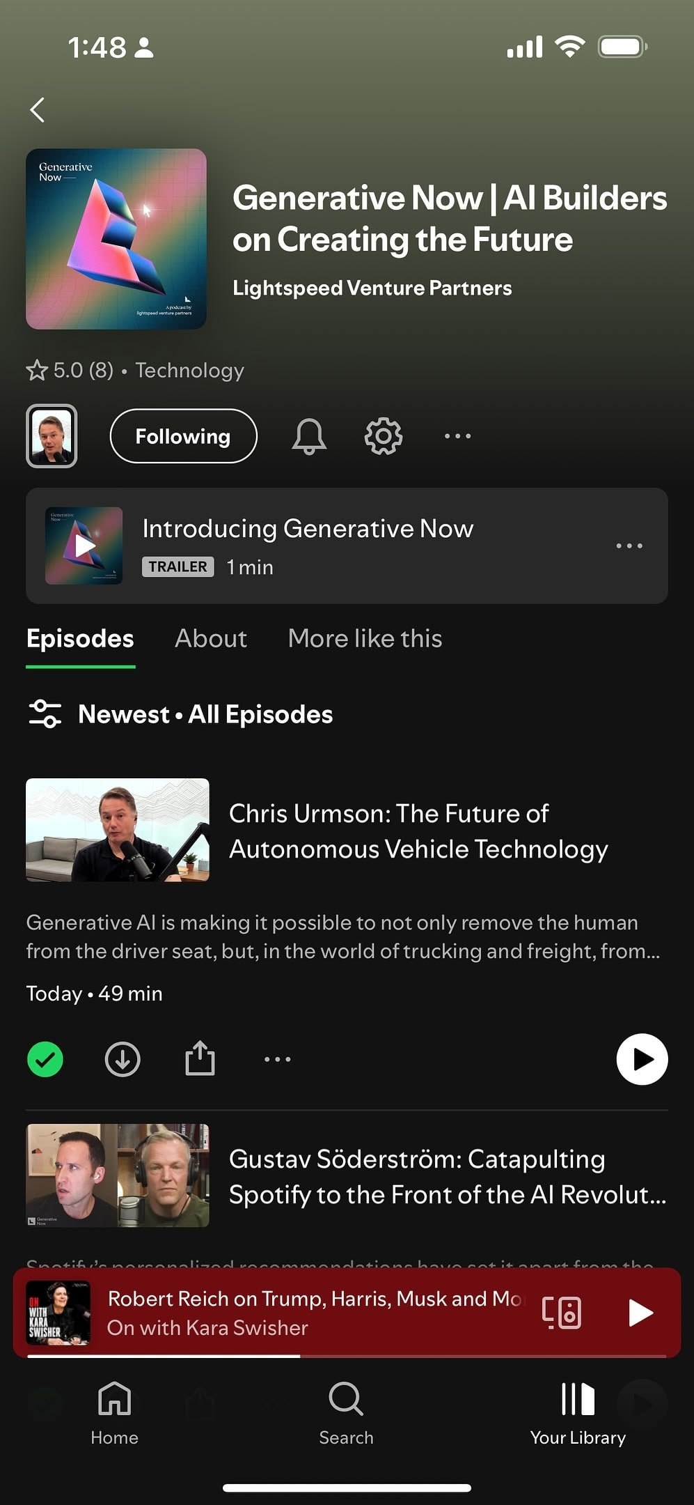 Ютуберизация Spotify идет полным ходом — начали тестировать тамбнейлы 16:9, отображающие кадры из видео | Сетка — социальная сеть от hh.ru
