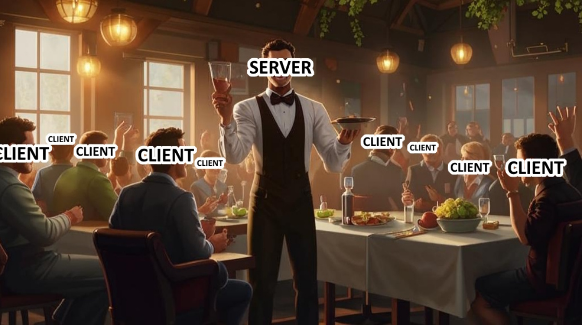 Опубликовал третью статью про разработку мультиплеерных игр
Статья доступна на Habr, VK, Dtf, Dzen, Pikabu  
В ней продолжаю копать в сторону сетевого мультиплеера и разбираю, что есть "сервер", а что... | Сетка — социальная сеть от hh.ru