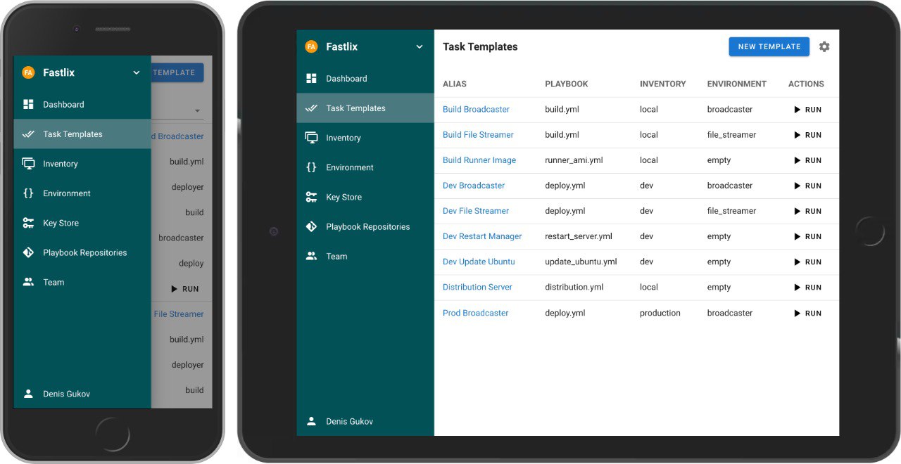 Semaphore UI - Modern UI for Ansible, Terraform, OpenTofu, PowerShell and other DevOps tools.
https://semaphoreui.com/
https://github.com/semaphoreui/semaphore | Сетка — социальная сеть от hh.ru