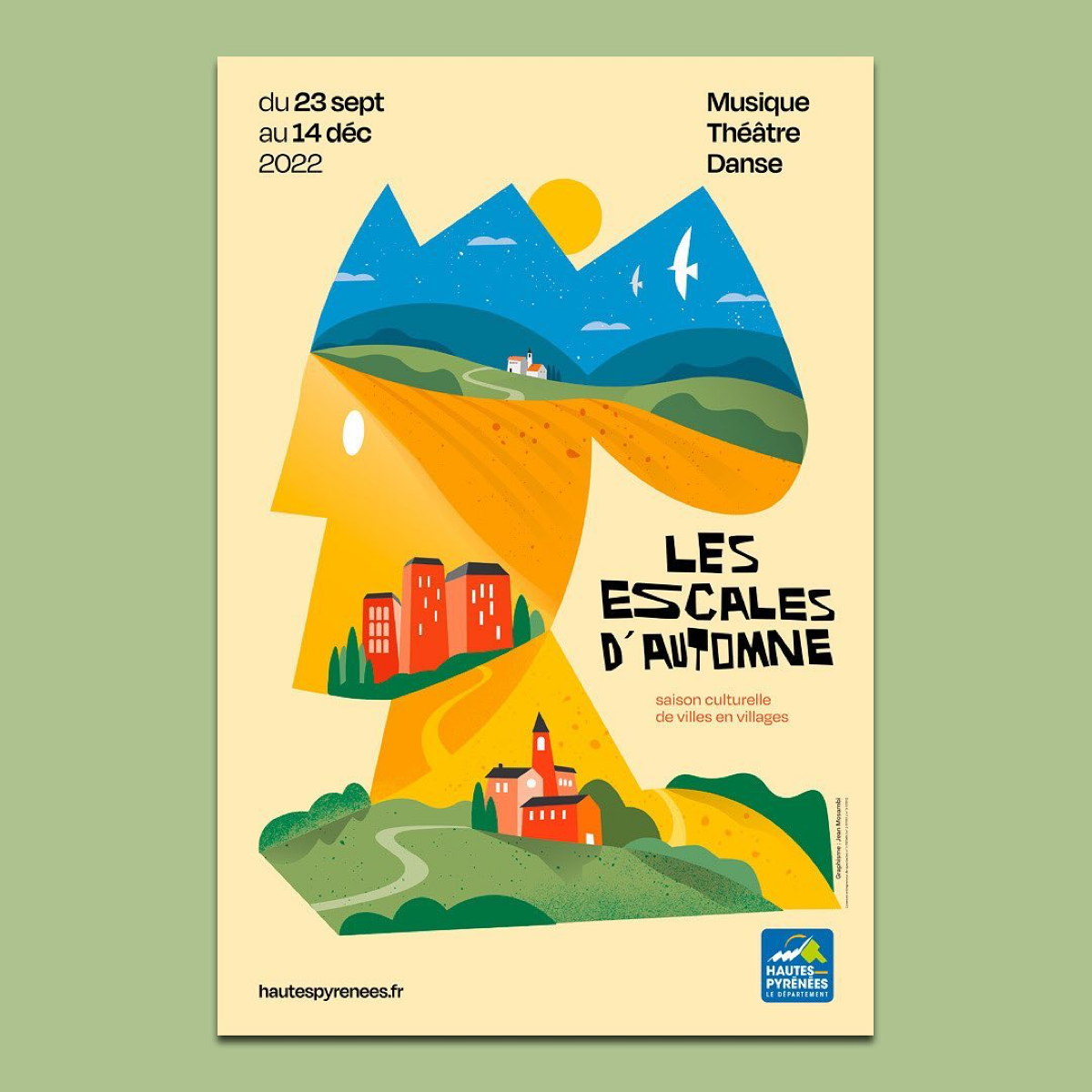 Плакаты иллюстратора и дизайнера из Франции Жана Мосамби | Сетка — социальная сеть от hh.ru