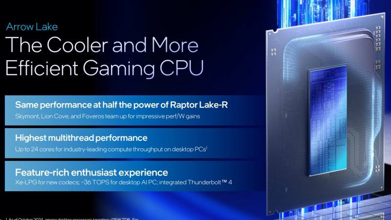 Компания Intel представила процессоры нового поколения — Core Ultra 200S/Arrow Lake-S. В них акцент на энергоэффективности | Сетка — социальная сеть от hh.ru