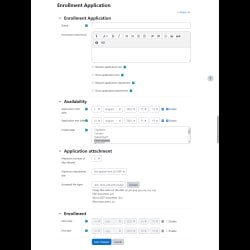 Плагин Enrolment Application
Этот плагин является еще одним способом записи на курс, который позволяет учащимся подавать заявки на курс, используя текст заявки и / или файлы заявок | Сетка — социальная сеть от hh.ru