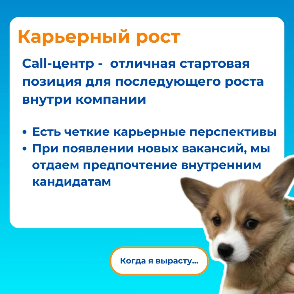 А что там в call-центре?🧐
Быть оператором call-центра – это работать в удобном графике, иметь карьерные перспективы и ежедневное общение | Сетка — социальная сеть от hh.ru