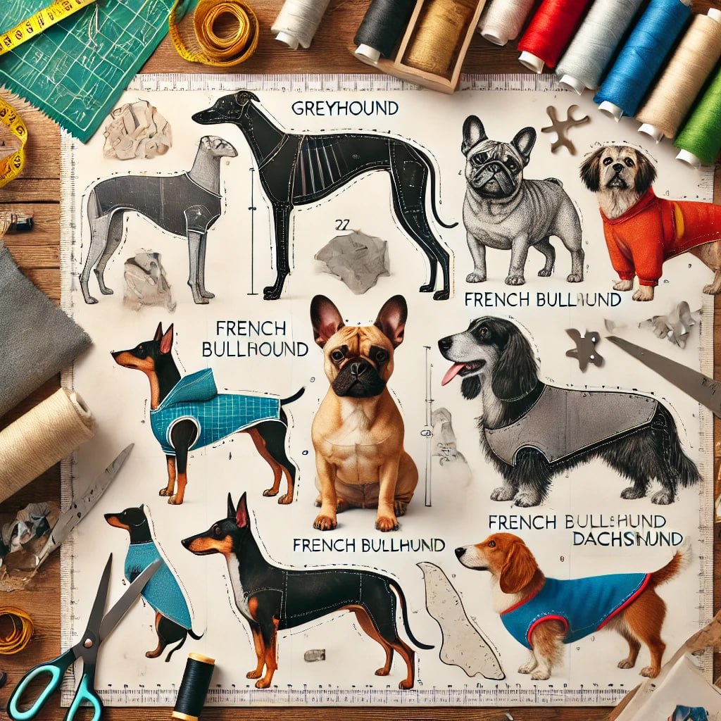 🐕📏 Почему важно учитывать породу при создании выкроек для животных 🧵
Каждая порода собак имеет свои особенности телосложения, и это важно учитывать при создании одежды | Сетка — социальная сеть от hh.ru