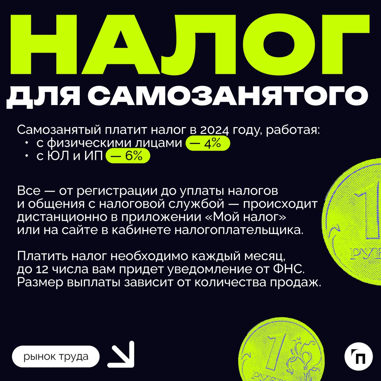 ❇️ Самозанятость: как оплачивать налоги в 2024 году 
Налог на профессиональный доход ввели в 2019 году как эксперимент всего лишь в нескольких регионах — Москве, Московской и Калужской областях и Респ... | Сетка — социальная сеть от hh.ru