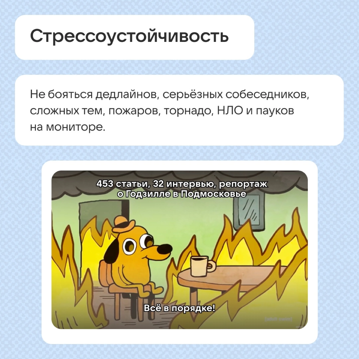 Универсальные навыки медийщика | Сетка — социальная сеть от hh.ru