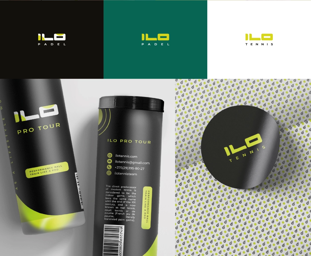 Разработали кейс по брендингу для клуба по теннису и паделу белорусской теннисистки Илоны Кремень | Сетка — социальная сеть от hh.ru