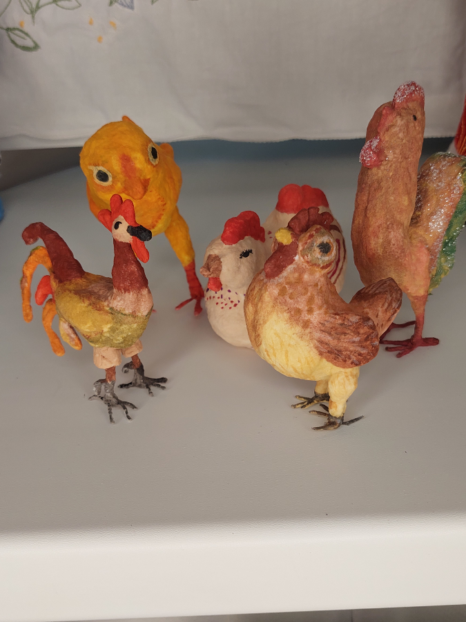 Ну вот и октябрь. Продолжаю "набивать руку" в изготовлении ватной игрушки. А это мои старые самые первые работы | Сетка — социальная сеть от hh.ru