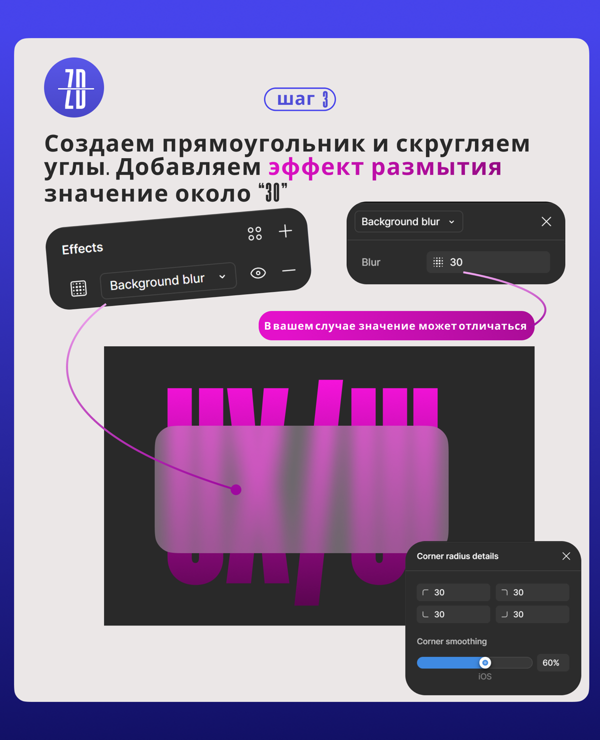 Что такое глассморфизм в дизайне?
🔎Глассморфизм — это популярный тренд в UI/UX-дизайне, который создаёт эффект матового стекла | Сетка — социальная сеть от hh.ru