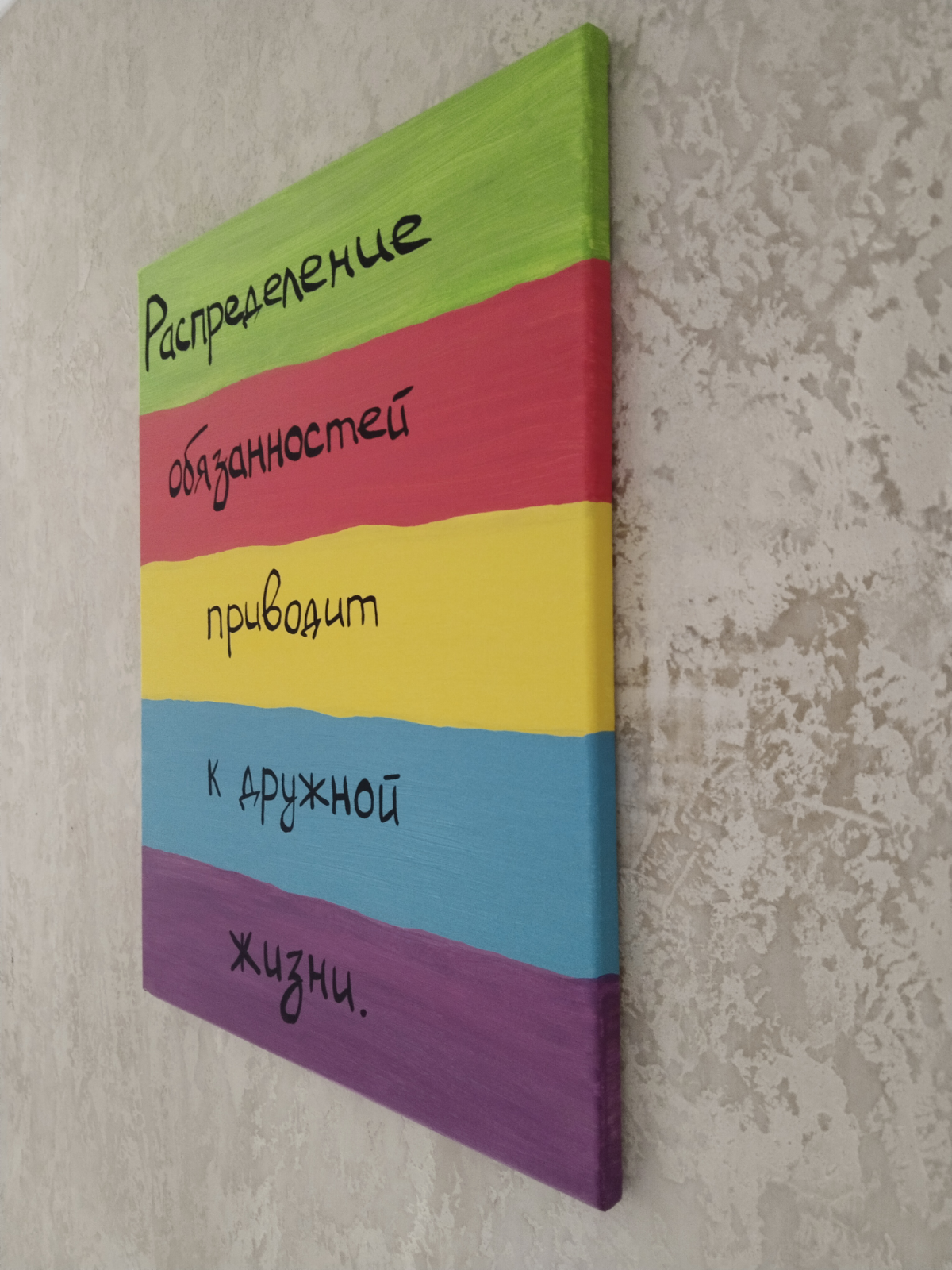 Картина Дружная жизнь, 40*50 см.
Распределение обязанностей приводит к дружной жизни.
Факт в моей повседневности | Сетка — социальная сеть от hh.ru