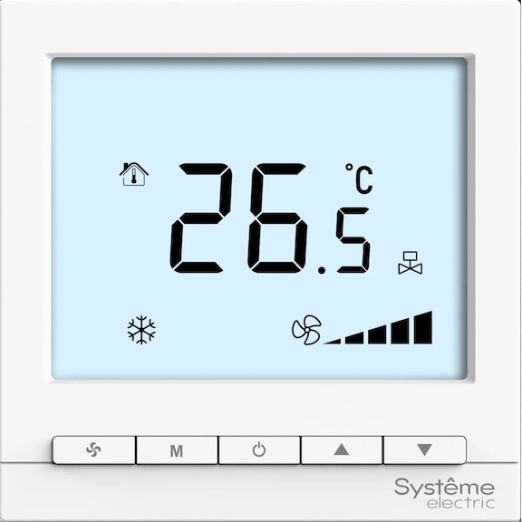 «Систэм Электрик» вывела на рынок цифровые термостаты SystemeRT
Серия включает модели для 2-4 трубных фанкойлов, для 2-позиционных
#systemeelectric(систэмэлектрик) #systemeelectric #automaticcontrolle... | Сетка — социальная сеть от hh.ru