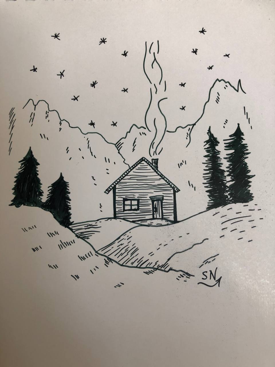 Инктобер продолжается
Да, челлендж ещё идет. И я надеюсь, что дойду со всеми участниками до конца. И не «сольюсь».
🙏 Благодарна тем, кто меня поддерживает ВКонтакте | Сетка — социальная сеть от hh.ru