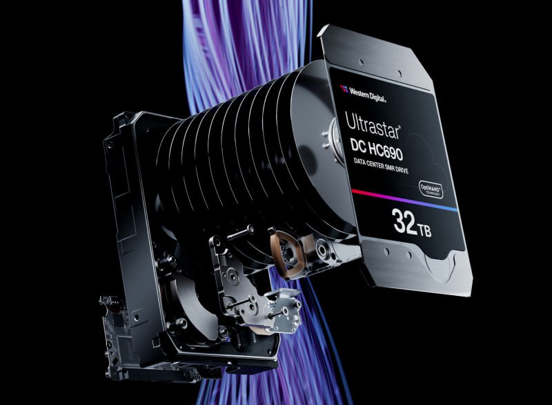 Western Digital представила самые вместительные HDD на 32 Тбайт
Western Digital анонсировала HDD Ultrastar DC HC690 SMR с ёмкостью 32 Тбайт для дата-центров | Сетка — социальная сеть от hh.ru