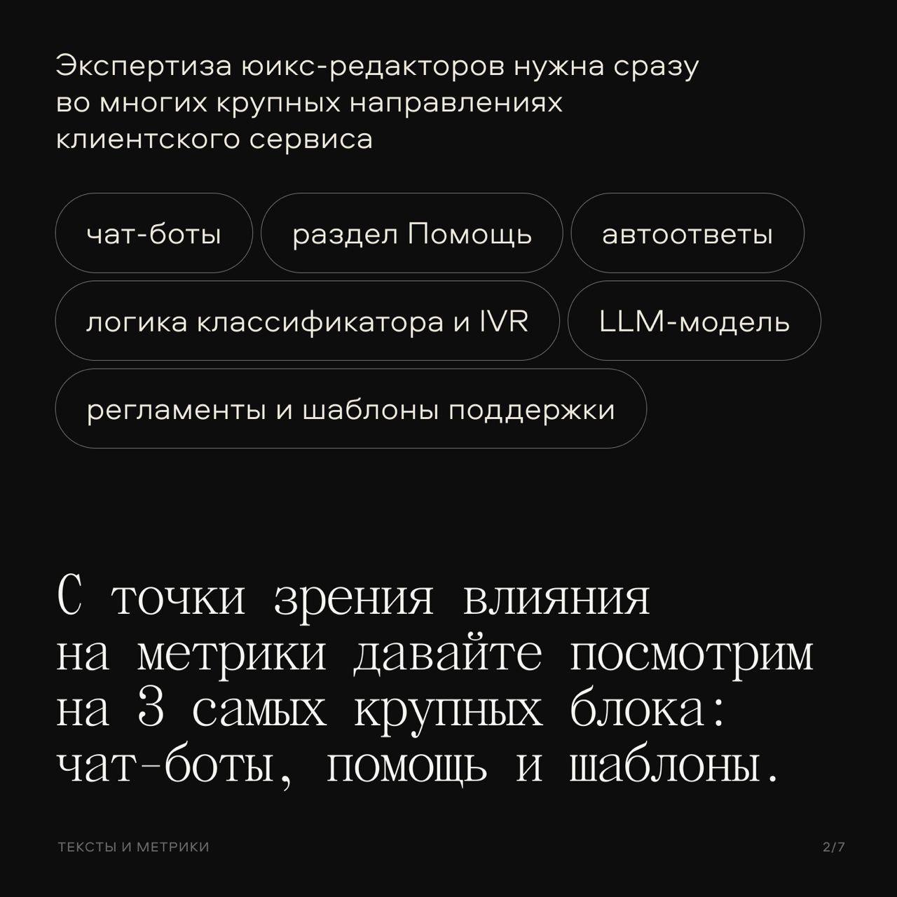 Всем привет! Рада с вами познакомиться.
Я Алина Трофимцова, тимлид юикс-редакторов клиентского сервиса Авито — именно мы пишем чат-ботов и статьи в раздел Помощь Авито | Сетка — социальная сеть от hh.ru