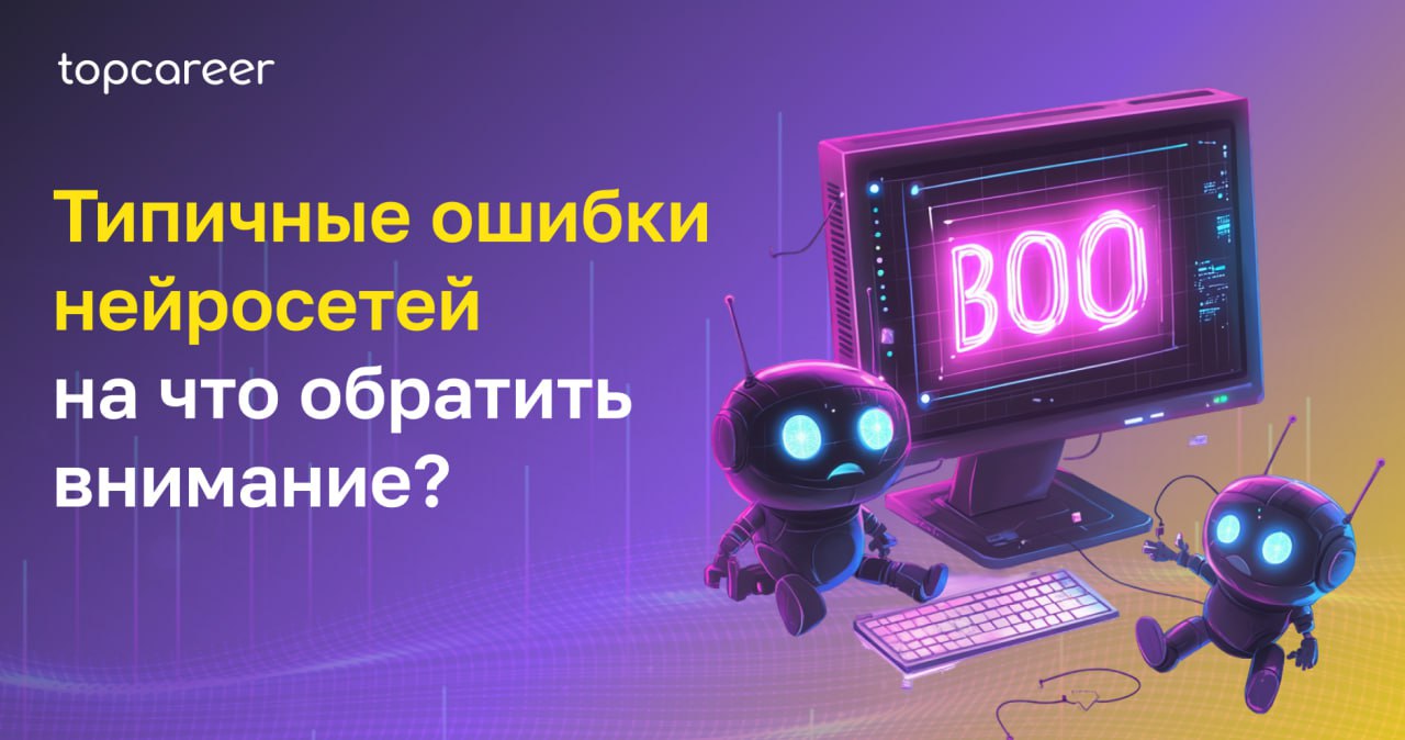 💡 Типичные ошибки нейросетей: на что обратить внимание?
Нейросети стали незаменимыми помощниками в самых разных сферах: от создания текстов до анализа данных и сложных научных исследований | Сетка — социальная сеть от hh.ru