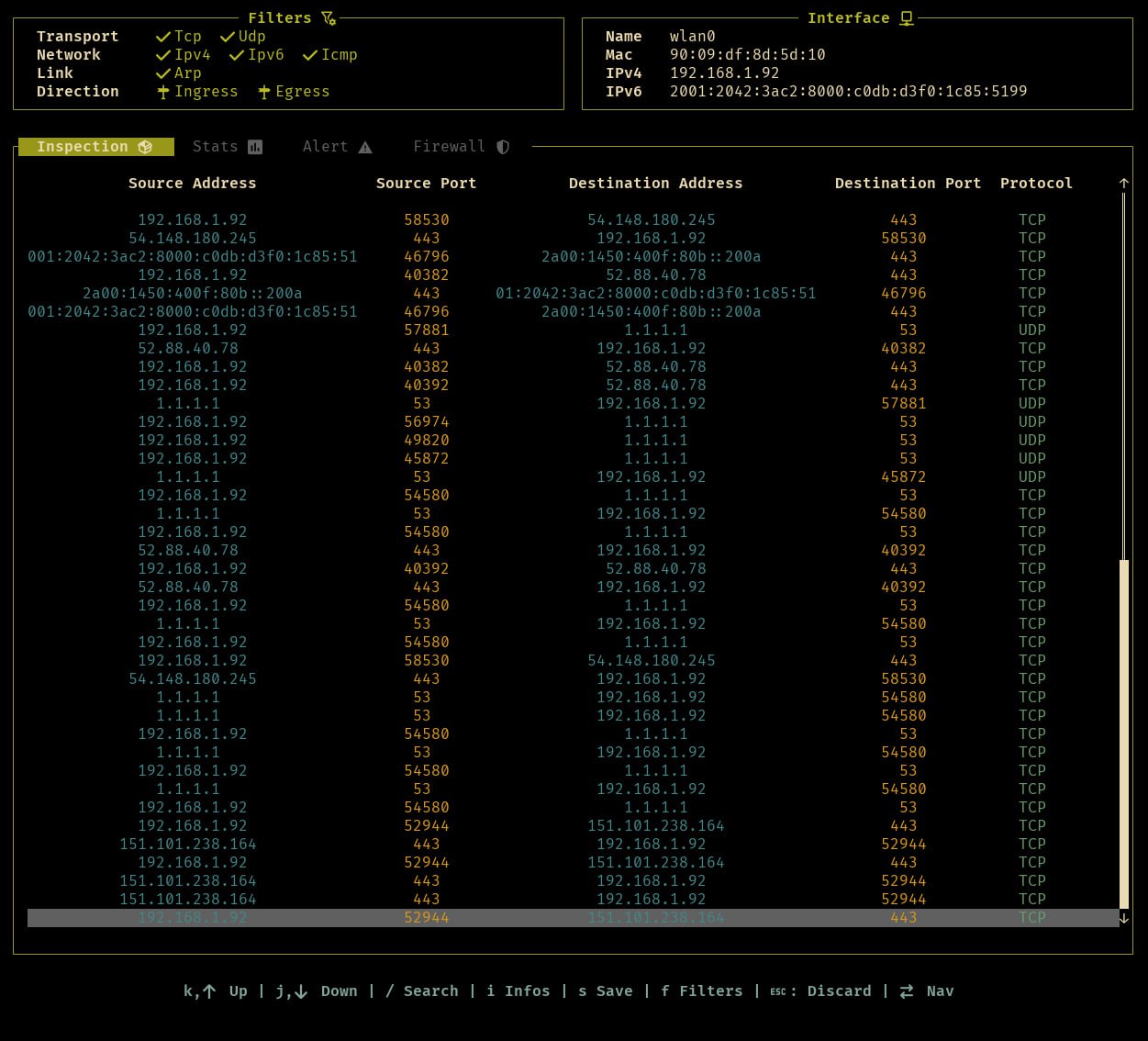 TUI for sniffing network traffic using eBPF on Linux
https://github.com/pythops/oryx | Сетка — социальная сеть от hh.ru