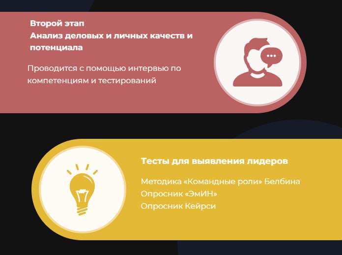 🔤🔤🔤🔤🔤🔤
Создание кадрового резерва: полезные шаблоны и топ опросников
Расскажем подробнее и поделимся подборкой актуальных тестов для оценки резервистов | Сетка — социальная сеть от hh.ru