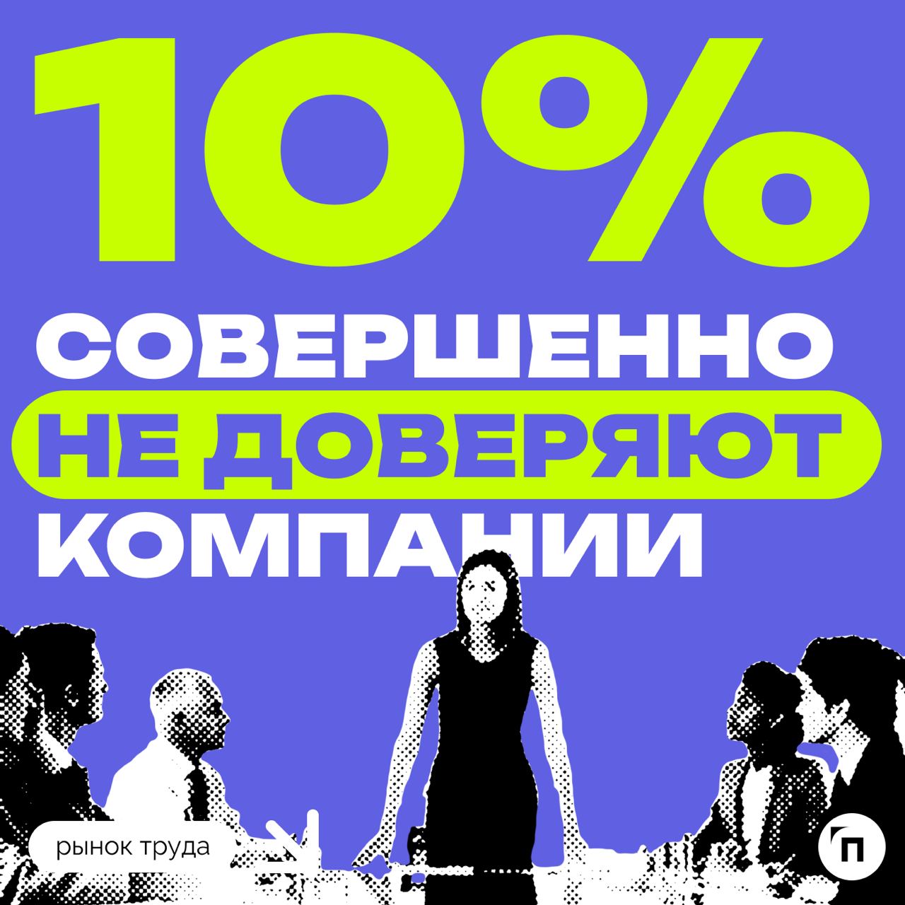 🧷Доверяют ли сотрудники своему работодателю
Сервис «Работа | Сетка — социальная сеть от hh.ru