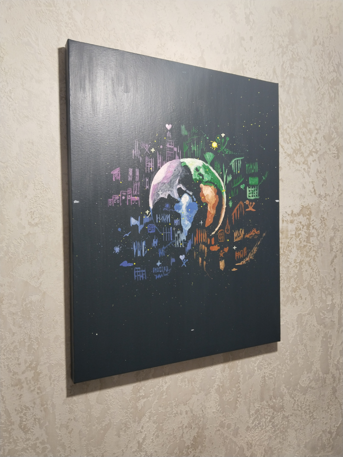 Картина Крипто Мир, 40*50 см.
Крипто Мир как частичное представление мироустройства.
Картина в единственном экземпляре.
© https://www.livemaster.ru/item/53207570-kartiny-i-panno-kartina-kripto-mir | Сетка — социальная сеть от hh.ru