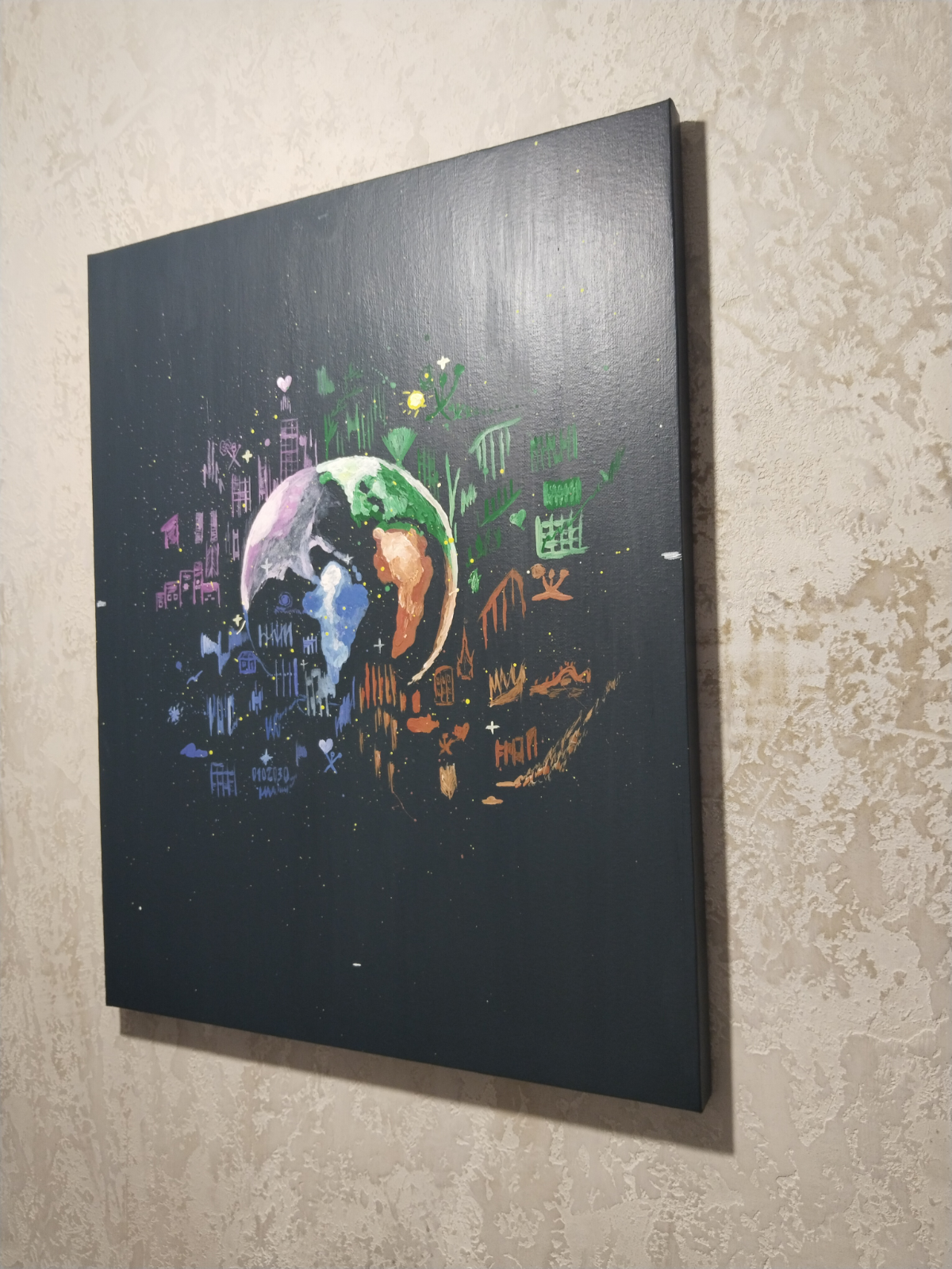 Картина Крипто Мир, 40*50 см.
Крипто Мир как частичное представление мироустройства.
Картина в единственном экземпляре.
© https://www.livemaster.ru/item/53207570-kartiny-i-panno-kartina-kripto-mir | Сетка — социальная сеть от hh.ru