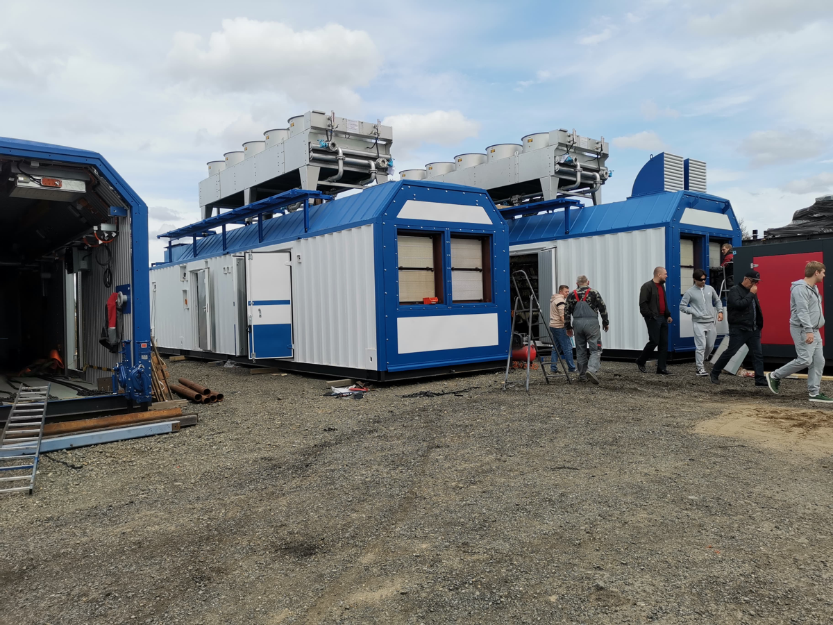 Отгрузка заказчику в Якутию газопоршневых установок мощность 2 мВт каждая ✔️ | Сетка — социальная сеть от hh.ru