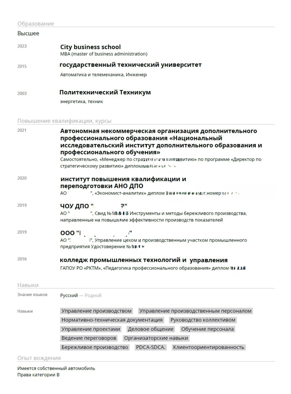 Ну вот и пришло время для разбора ваших резюме. Сегодня разбираем резюме Исполнительного директора. Погнали!
Хотите также? Отправьте резюме на аудиоразбор резюме | Сетка — социальная сеть от hh.ru