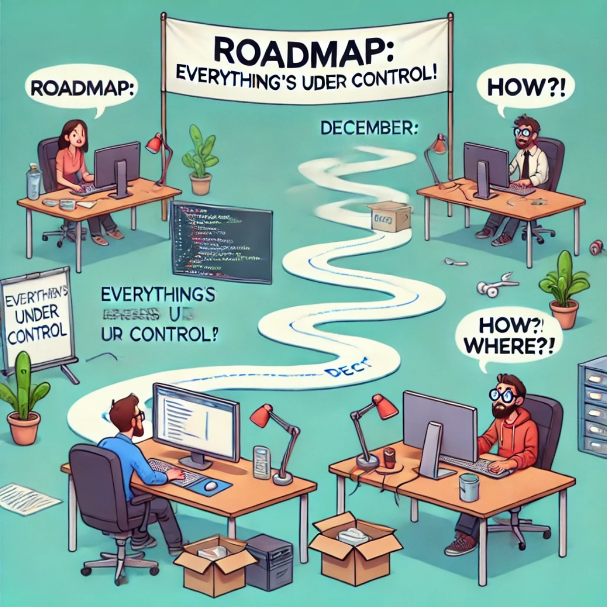 Roadmaps - нужен ли для проекта или все это ради красивой картинки?
Честно, я всегда считал, что это бесполезная мишура, которая ничего полезного не приносит в проект, кроме потраченного времени на не... | Сетка — социальная сеть от hh.ru