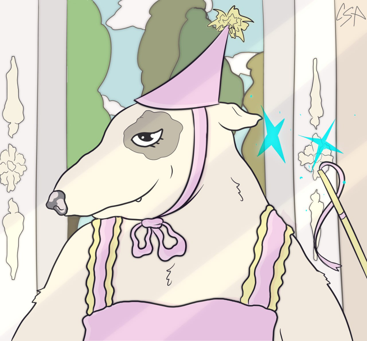 Прохожу #Сказочныйартчеллендж  
взялась за него только потому что у него нет сроков и порядка исполнения :D  
больше о нем в моем фотограмме - drrawwr
а спидпеинт тут /скоро новый/  
пы | Сетка — социальная сеть от hh.ru