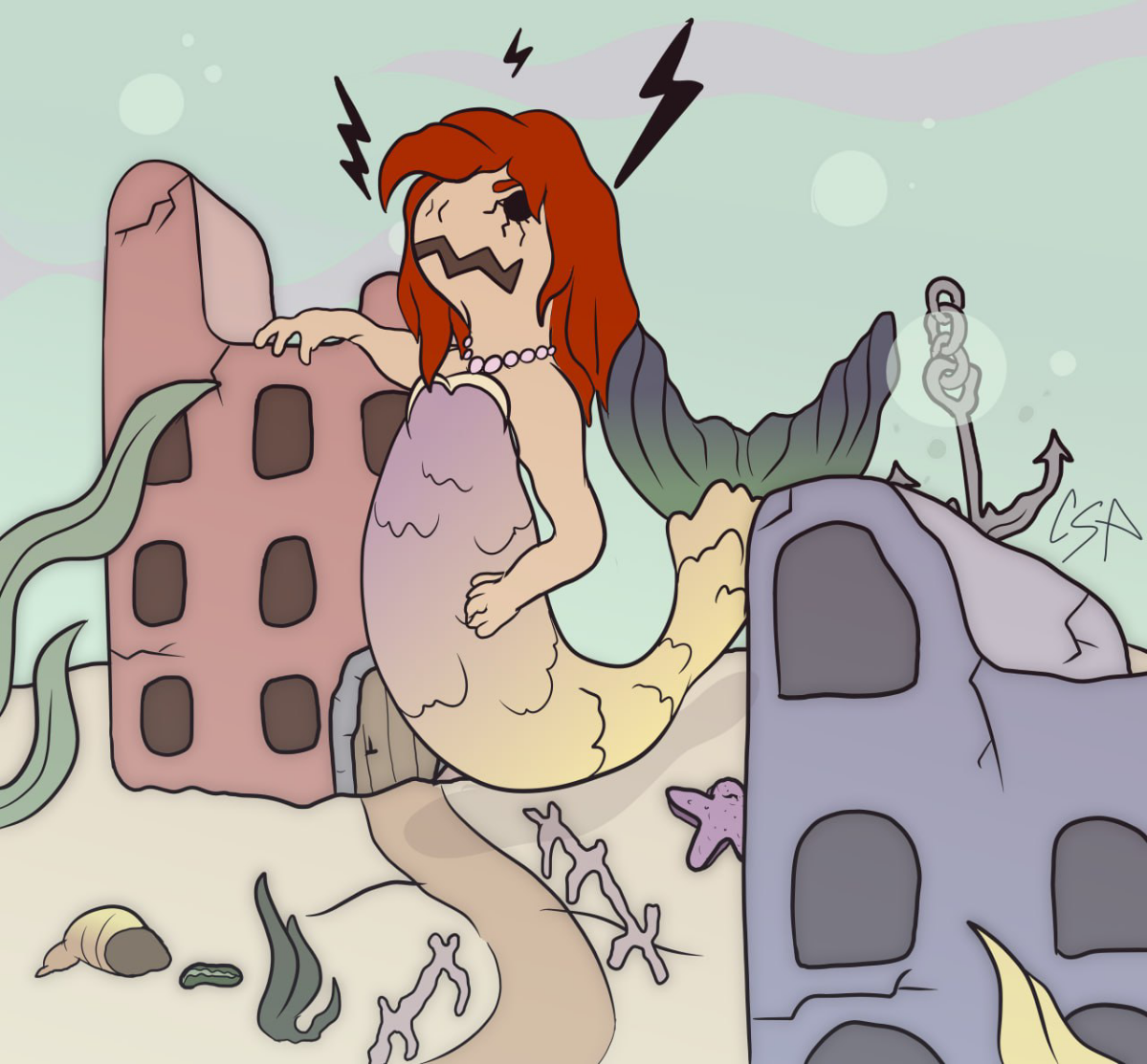 Прохожу #Сказочныйартчеллендж  
взялась за него только потому что у него нет сроков и порядка исполнения :D  
больше о нем в моем фотограмме - drrawwr
а спидпеинт тут /скоро новый/  
пы | Сетка — социальная сеть от hh.ru